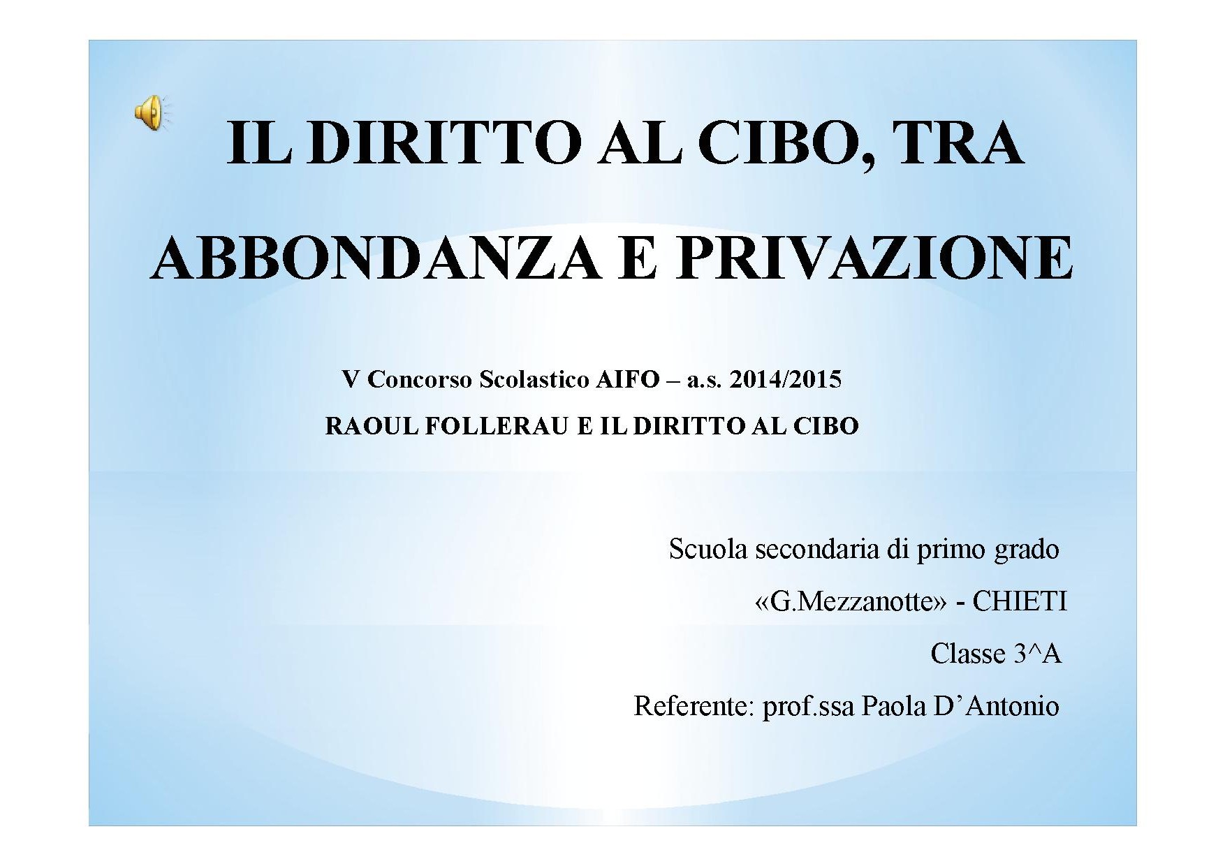 Presentazione standard di PowerPoint