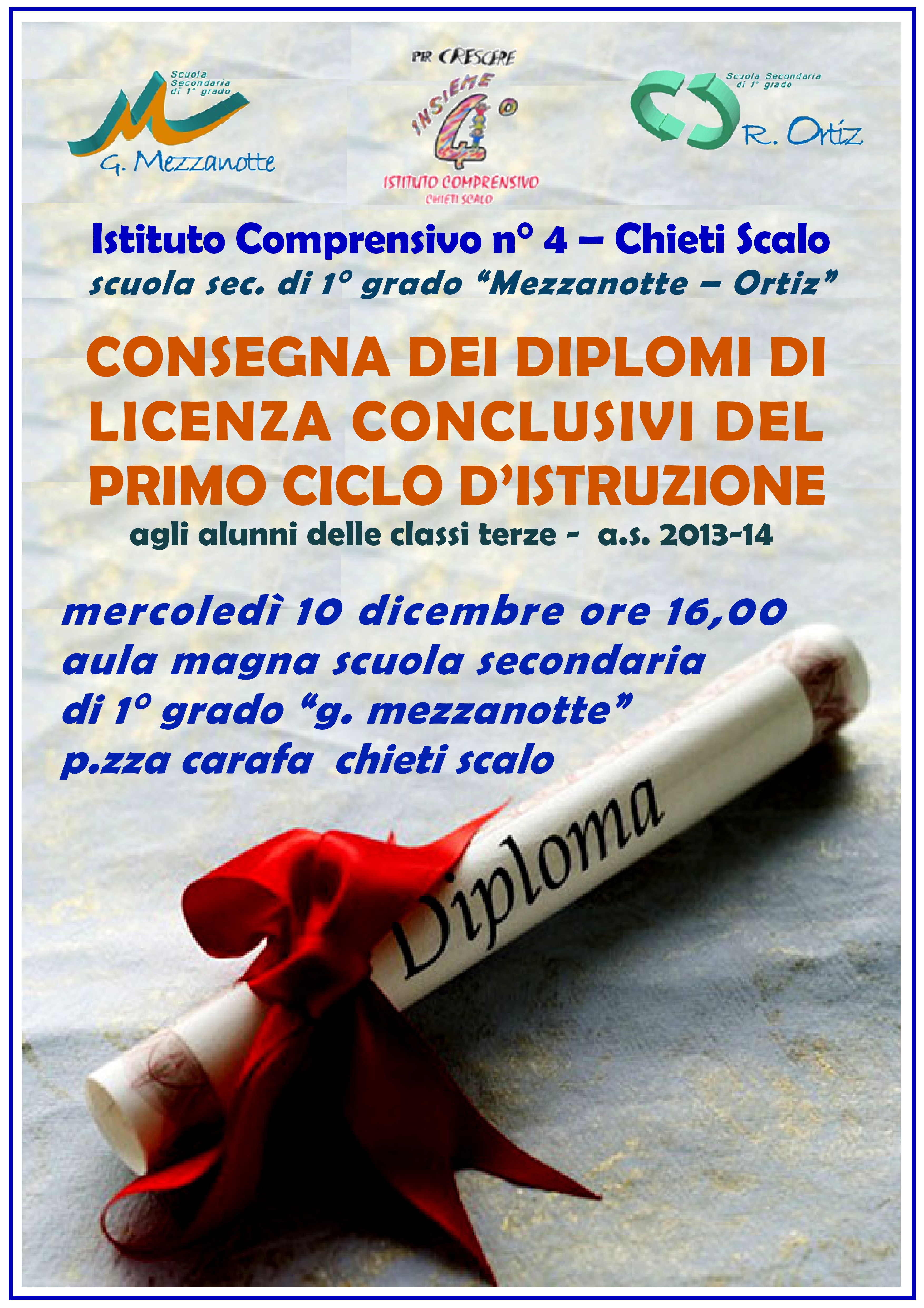 Consegna diplomi