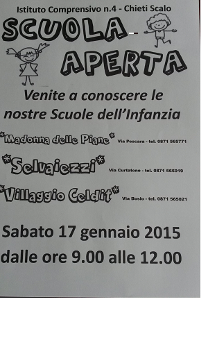 locandina scuola aperta 2015